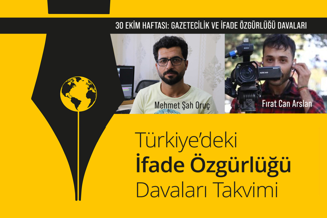 30 Ekim Haftası: Gazetecilik ve ifade özgürlüğü davaları