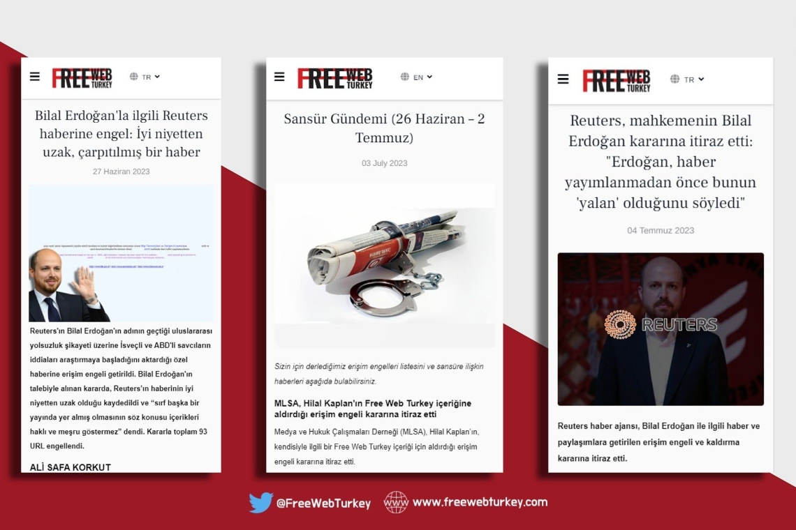 FreeWeb’in Bilal Erdoğan haberlerine getirilen erişim engeli kaldırıldı