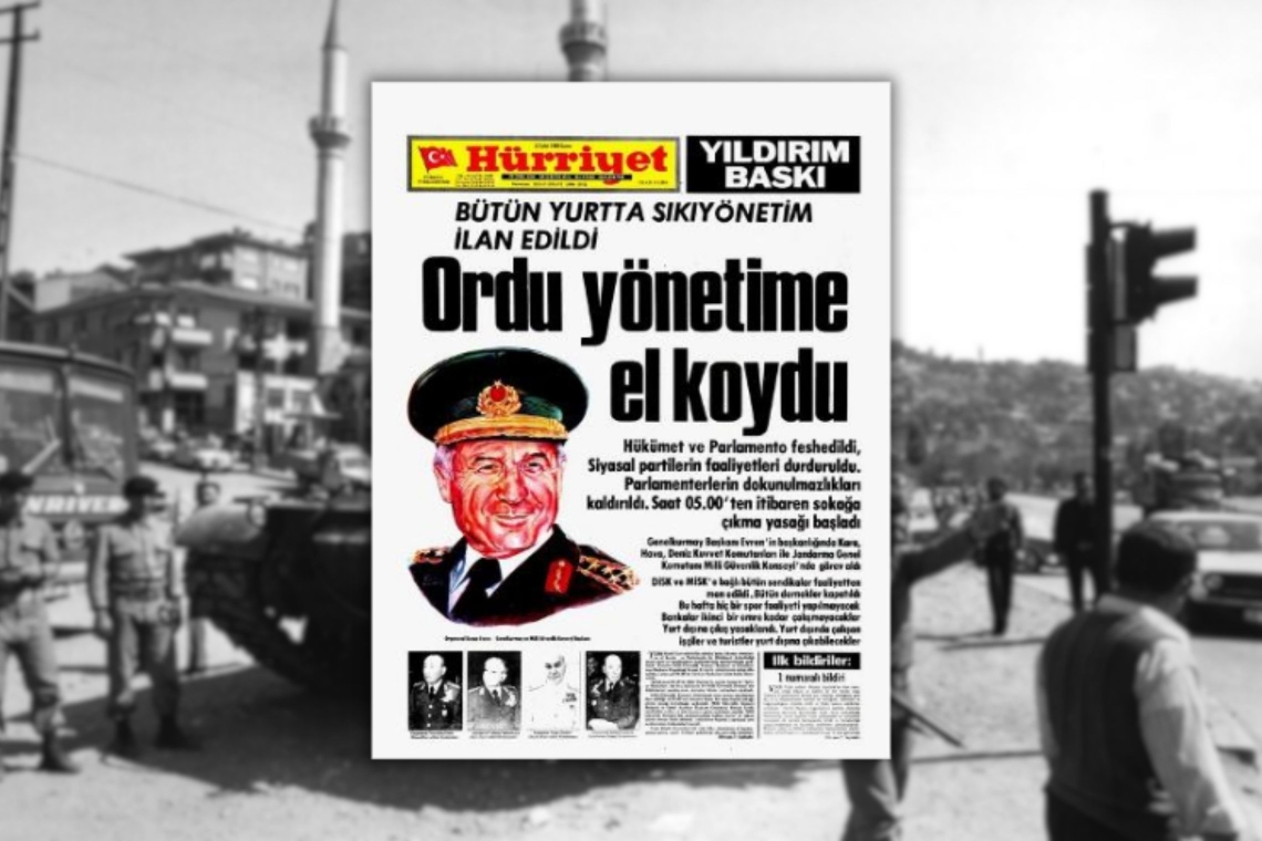 12 Eylül Darbesinin üzerinden 44 yıl geçti