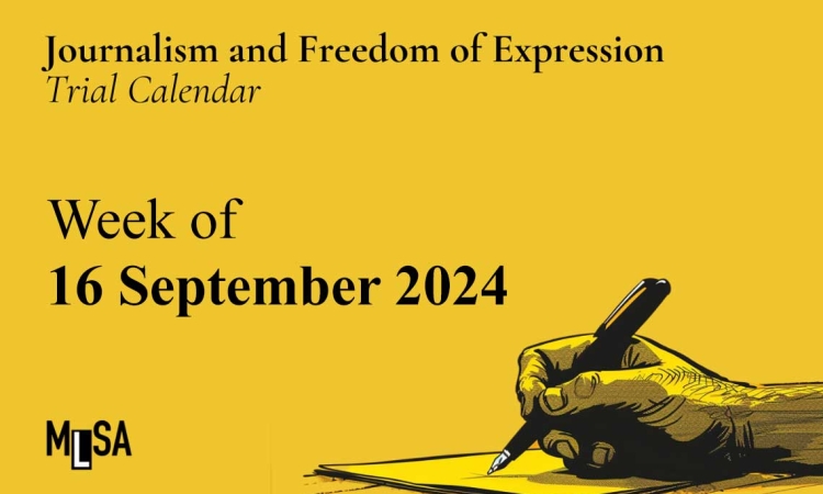 Week of September 16: Journalism and Freedom of Expression Cases