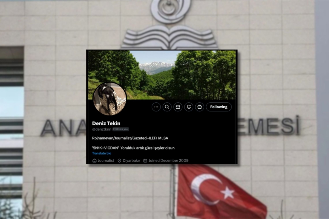 MLSA, yargı muhabiri Deniz Tekin'in Twitter hesabına getirilen erişim engeli için AYM’ye başvurdu