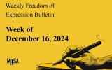 Press and Freedom of Expression Weekly Bulletin – Week of December 16