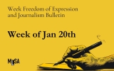 Press and Freedom of Expression Bulletin for the Week of January 20