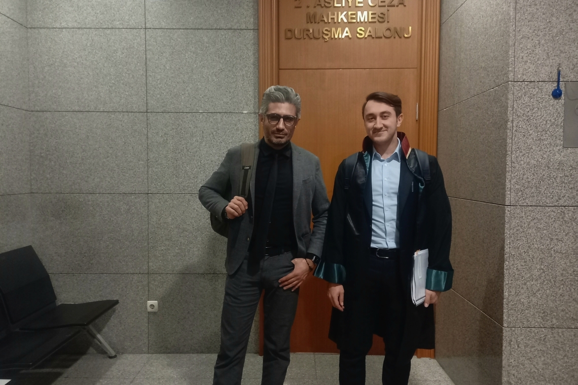 Journalist Barış Pehlivan faces trial over column, responds to Montaigne question in court