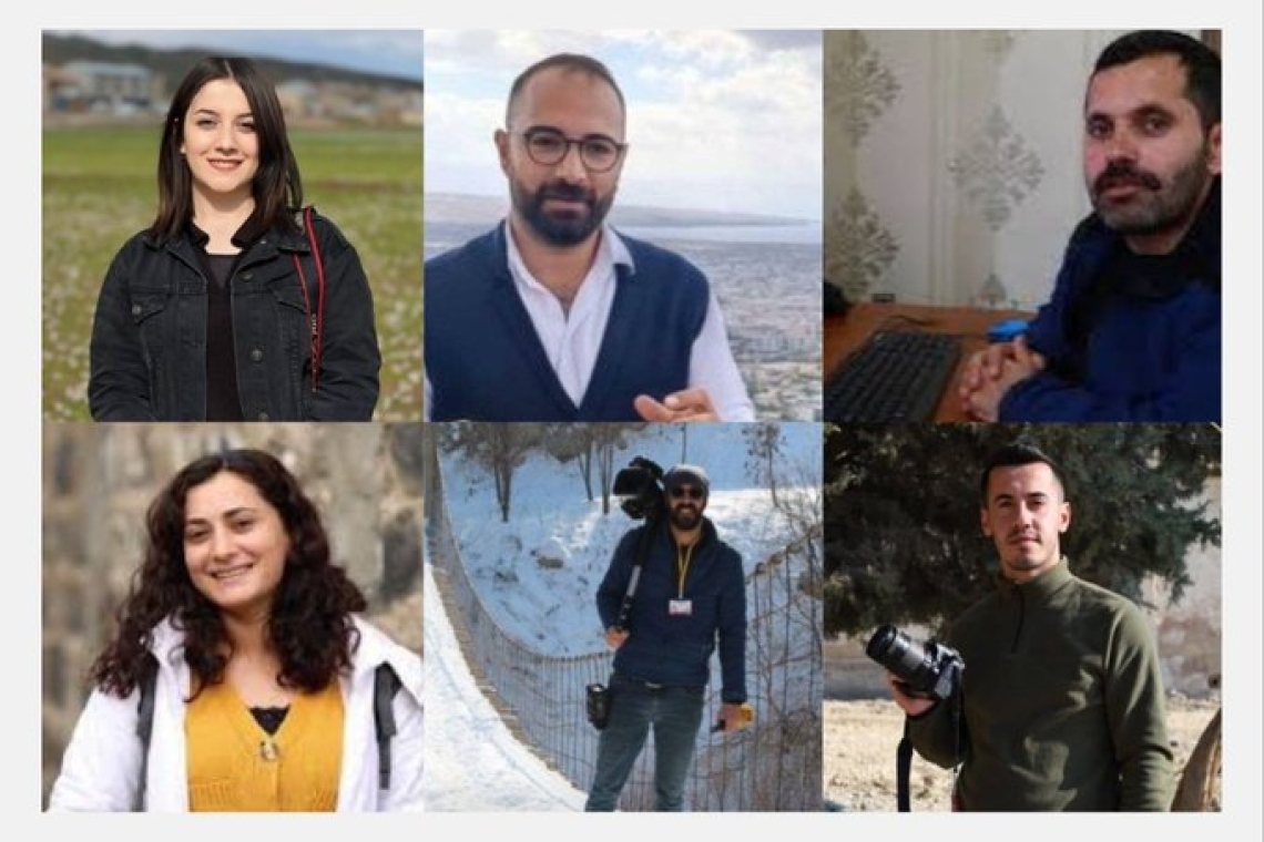 Six journalists detained in Van; Ruşen Takva held by police after 'cyber patrol' monitoring