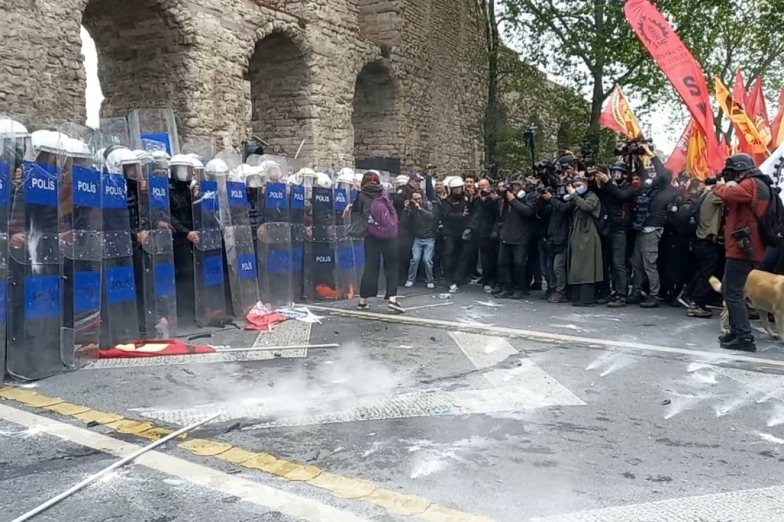 First hearing begins in trial of 62 detained on May Day 2024 in Istanbul