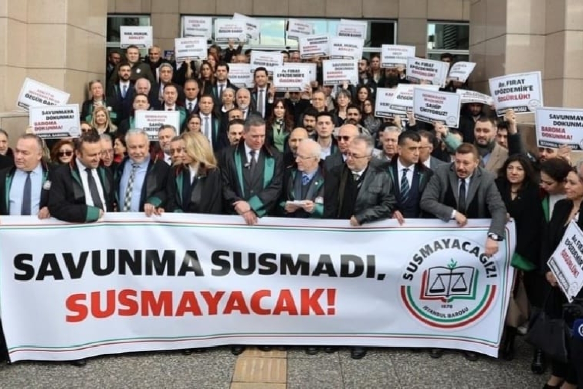 Istanbul Bar Association trial: We are being judged facing the prison view