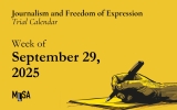 Freedom of Expression Case Calendar – Week of September 29