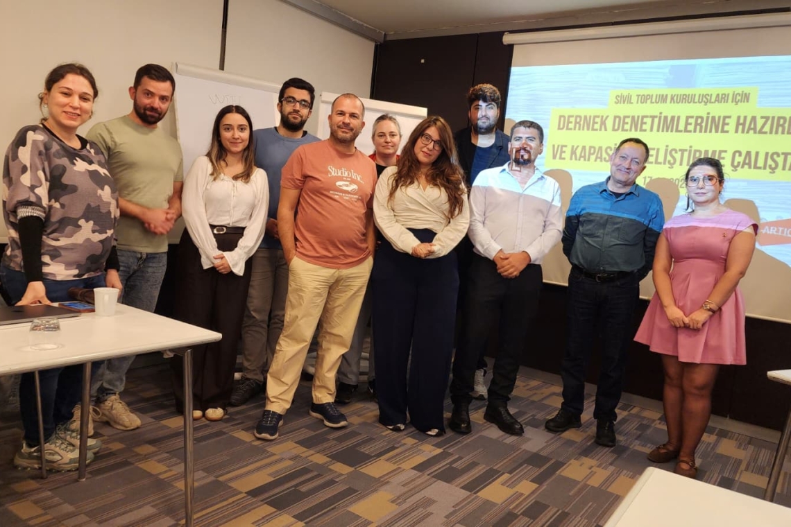 STK’lar için “Dernek Denetimlerine Hazırlık ve Kapasite Geliştirme Çalıştayı” gerçekleştirildi