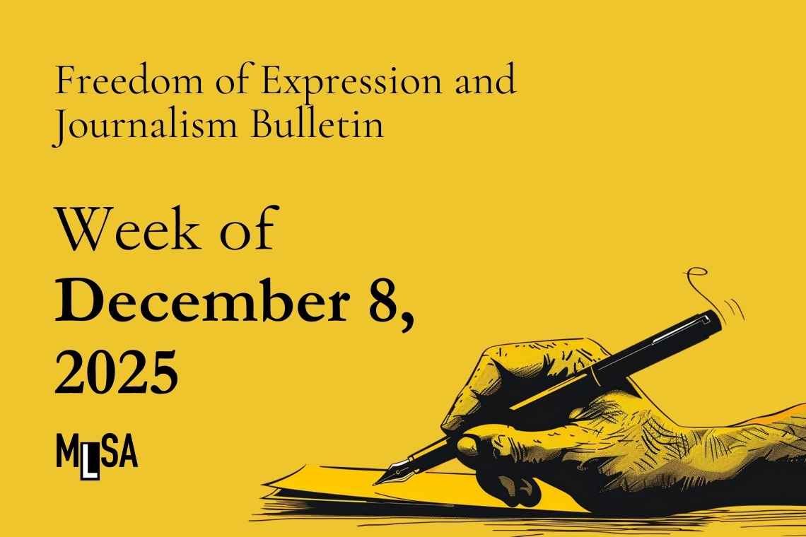 Week of December 8: Freedom of expression trials and other developments