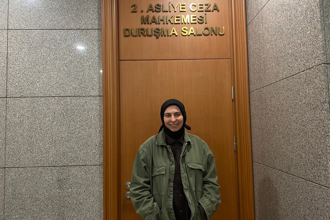 Prosecutor presented final opinion on the merits about journalist Feyza Nur Çalıkoğlu while the defendant was not in the courtroom