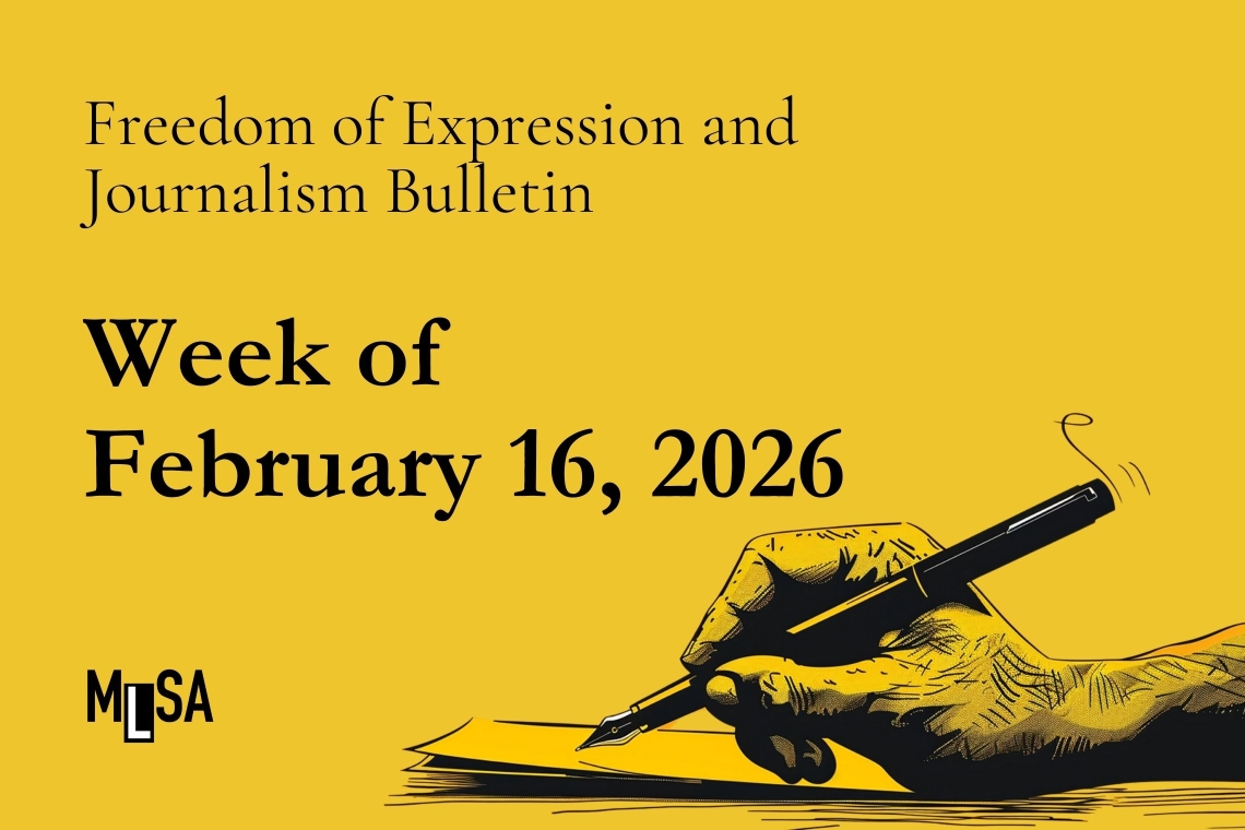 Week of Feb. 16: Freedom of expression trials and other developments