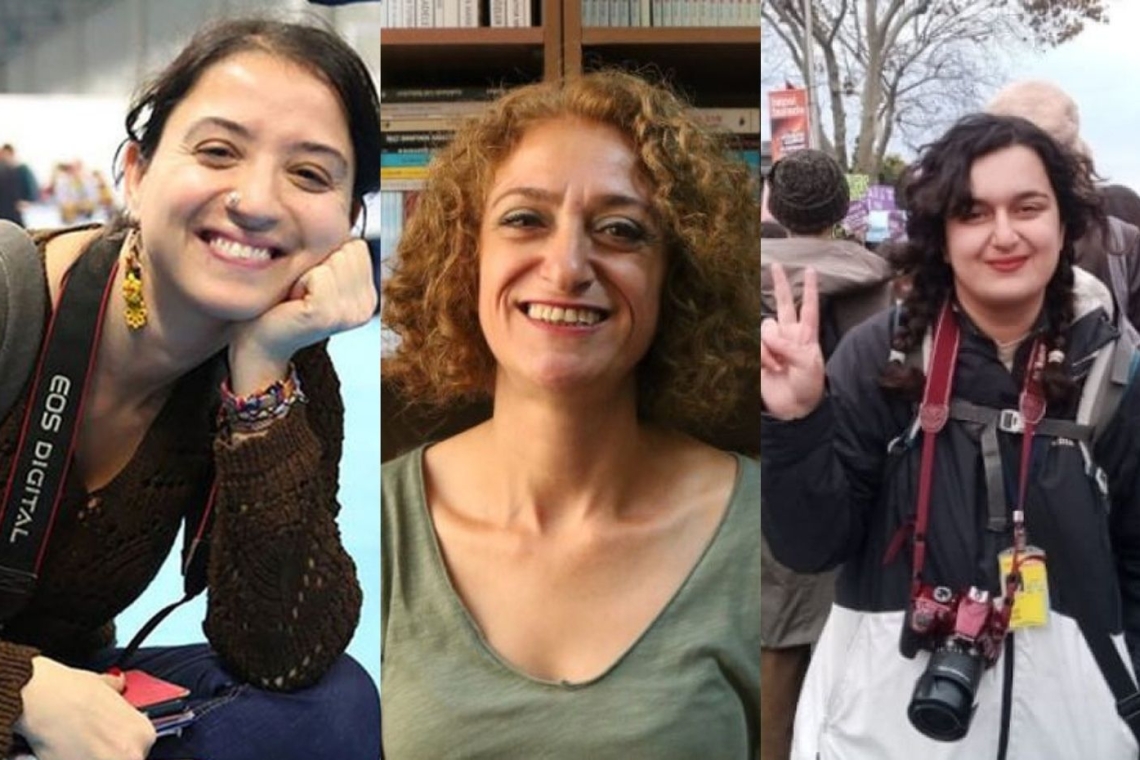 MLSA ve basın örgütlerinden açıklama: Gazeteciler Pınar Gayıp, Nadiye Gürbüz ve Elif Bayburt serbest bırakılsın 