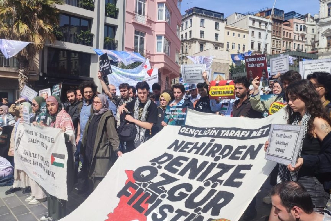 Filistin’e destek eylemi davasında savcı 'Cumhurbaşkanına hakaret'ten ceza istedi