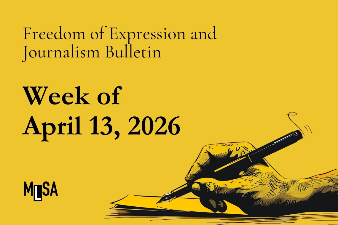 Week of April 13: Freedom of Expression Trials and Other Developments