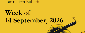 Journalism and Freedom of Expression Bulletin – Week of Sept. 14, 2026